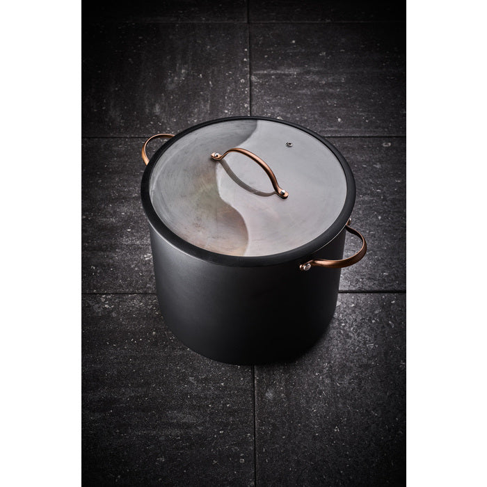 Modern House Black Copper Gryta med ångkorg 18 l-Holykitchen