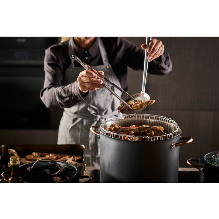 Modern House Black Copper Gryta med ångkorg 18 l-Holykitchen