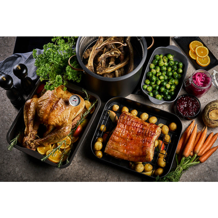 Modern House Black Copper Gryta med ångkorg 18 l-Holykitchen
