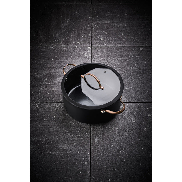Modern House Black Copper Potta 6 l-Holykitchen