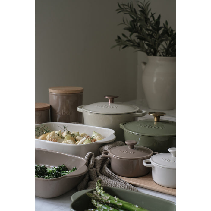 Sabor Gjutjärnsgryta 2 L varm grå-Holykitchen