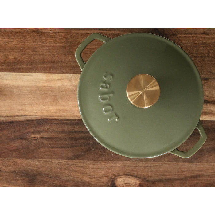 Sabor Gjutjärnsgryta 2 L oliv-Holykitchen