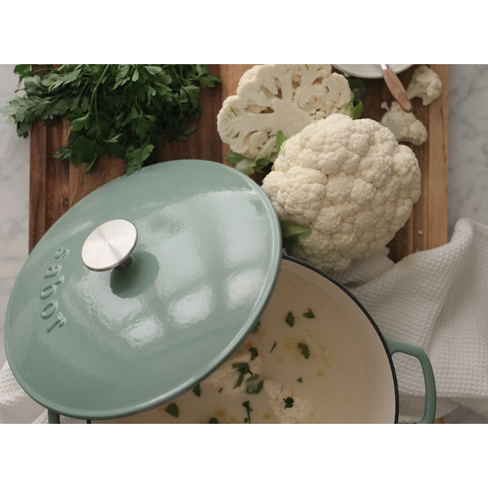 Sabor Gjutjärnsgryta 4,4 L 28 cm sea green-Holykitchen