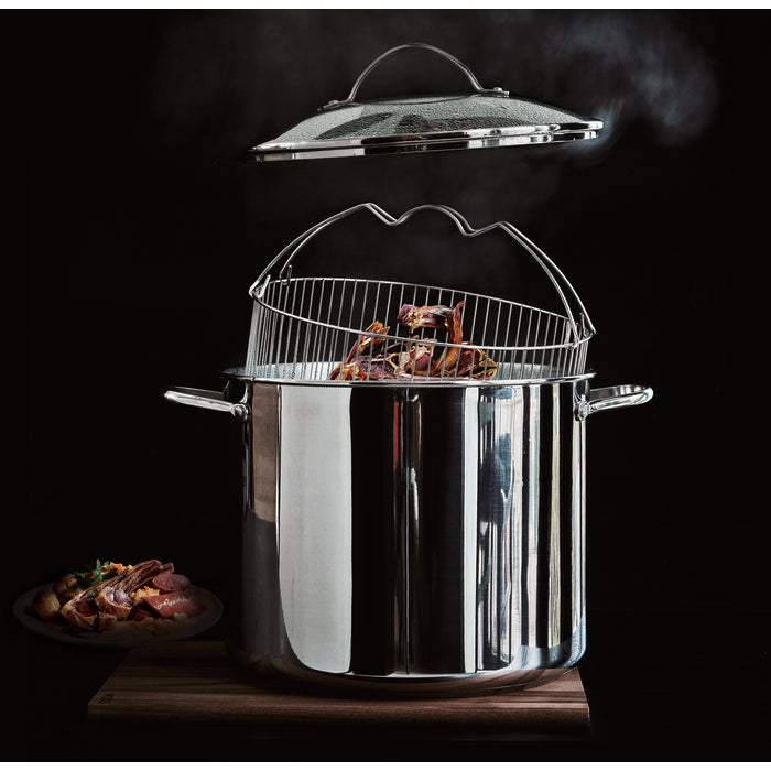 Modern House Kitchen Essentials Gryta med ångkorg 18 l-Holykitchen