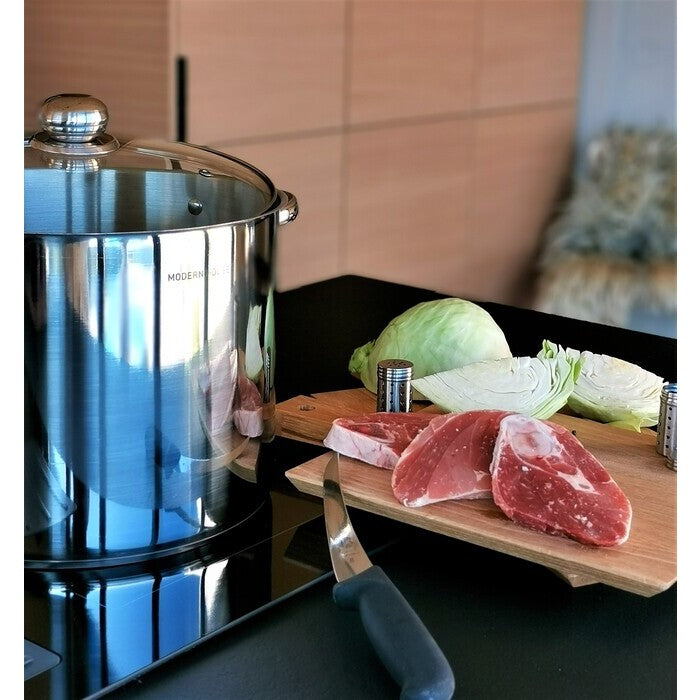 Modern House Kitchen Essentials Gryta med ångkorg 18 l