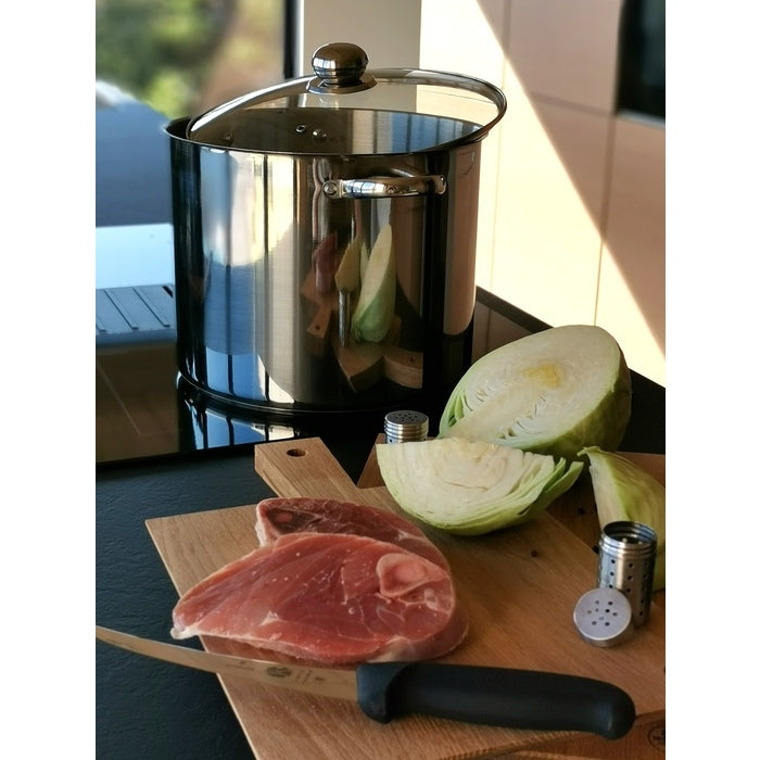 Modern House Kitchen Essentials Gryta med ångkorg 18 l