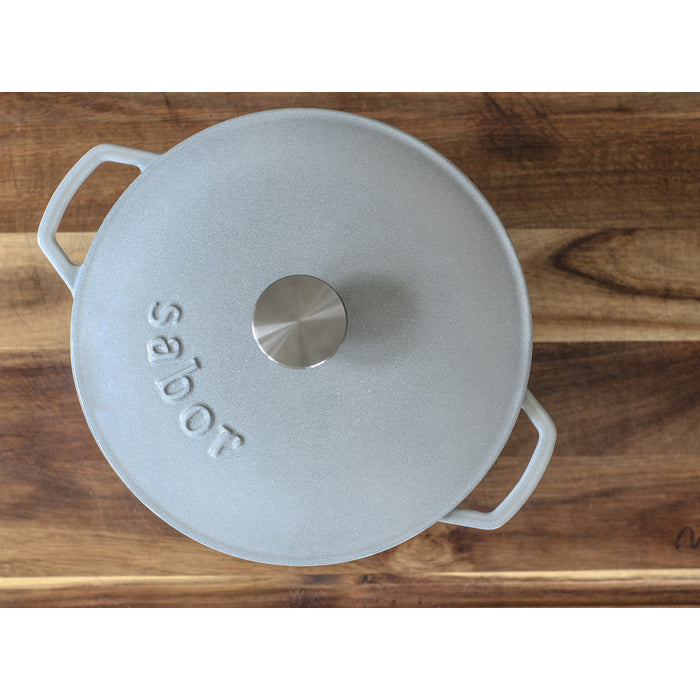 Sabor Gjutjärnsgryta 4,4 L storm grey-Holykitchen