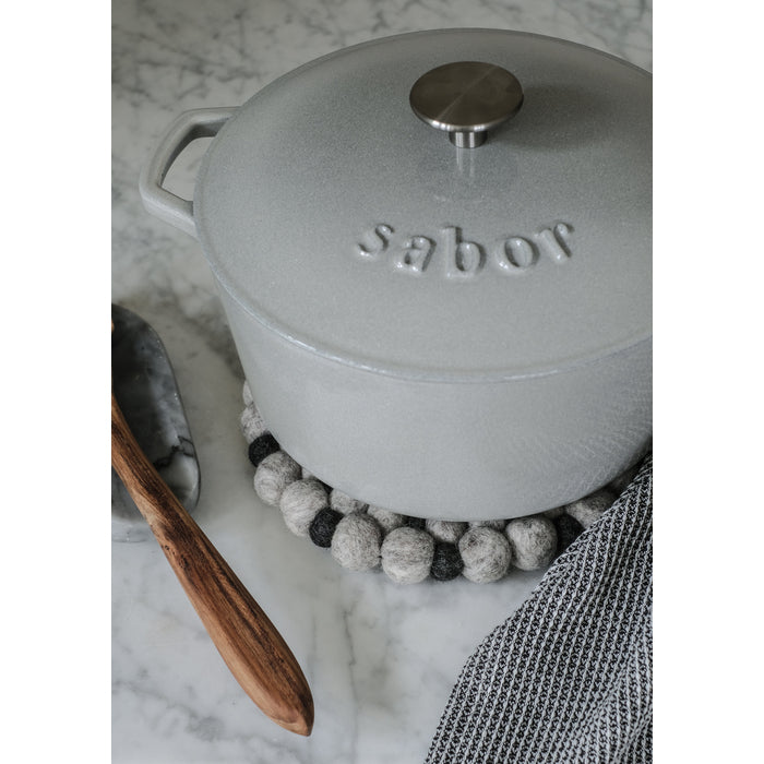Sabor Gjutjärnsgryta 4,4 L storm grey-Holykitchen