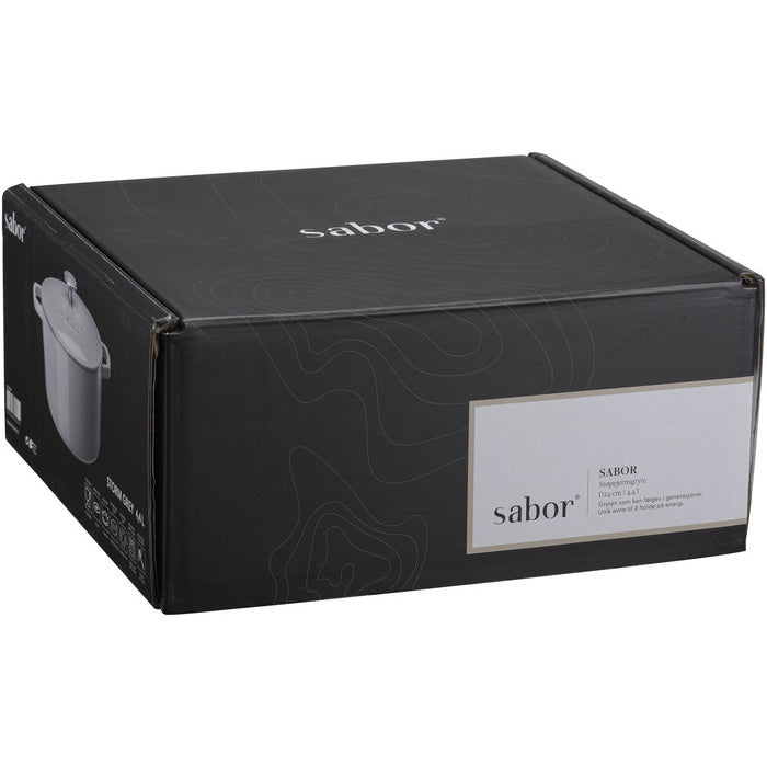 Sabor Gjutjärnsgryta 4,4 L storm grey-Holykitchen