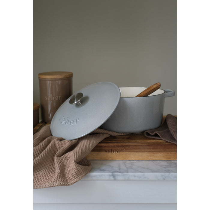 Sabor Gjutjärnsgryta 4,4 L storm grey-Holykitchen