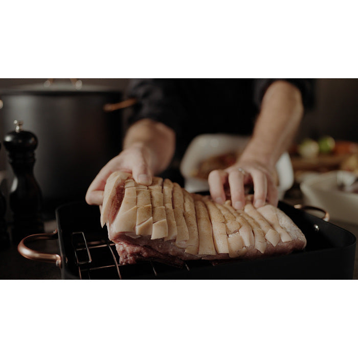 Modern House Black Copper Ugnsform med galler 8,5 l