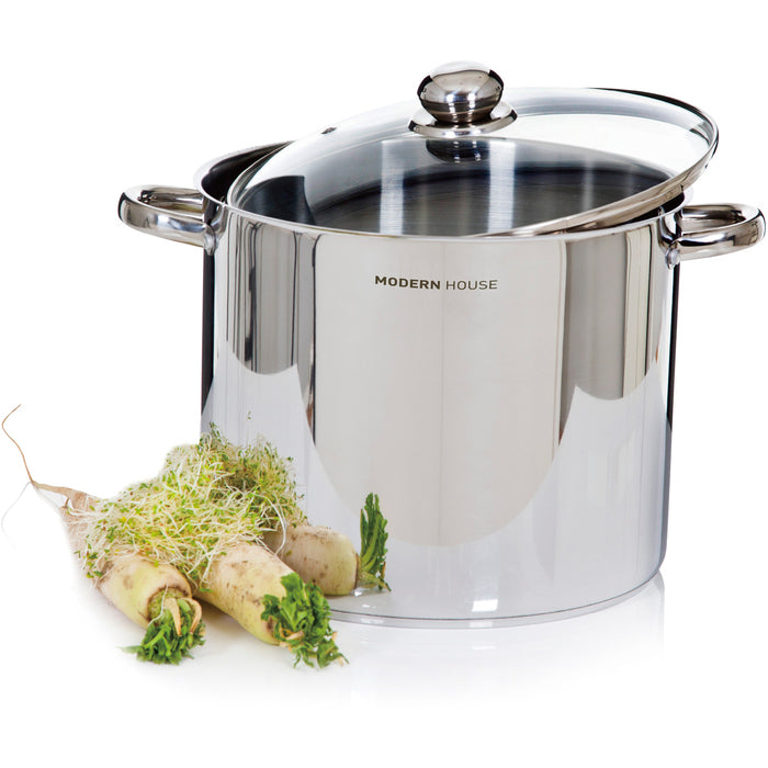 Modern House Kitchen Essentials Pot with lid 14 l-Holykitchen
