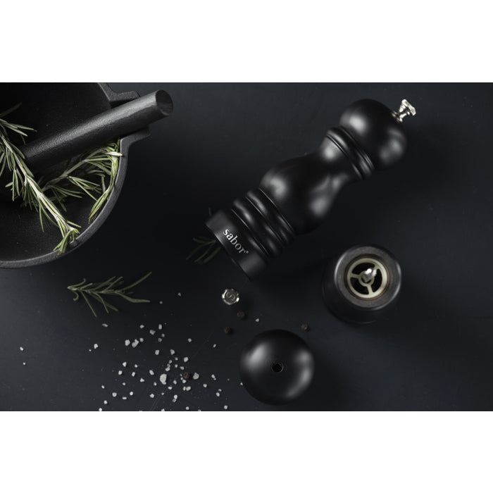 Sabor  Salt- och pepparset matt svart