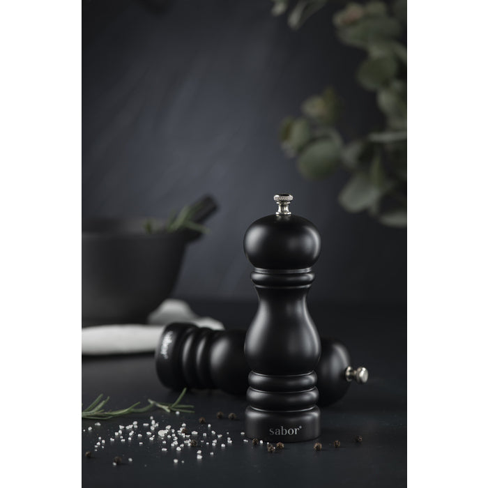 Sabor  Salt- och pepparset matt svart