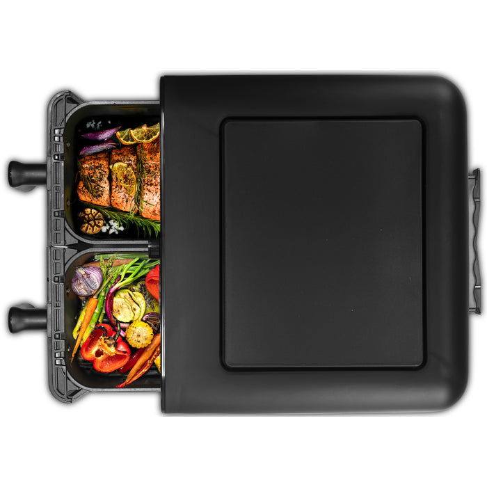 Sabor  Duett airfryer dubbel 11 L matt svart