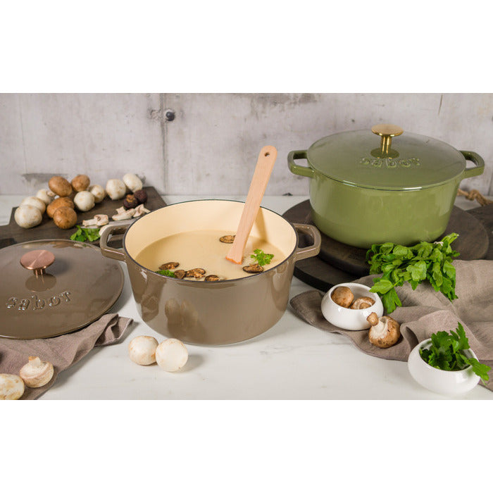 Sabor Gjutjärnsgryta 4,4 L forever olive-Holykitchen