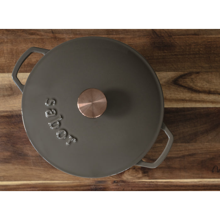 Sabor Gjutjärnsgryta 24 cm 4,4 L mahogny-Holykitchen
