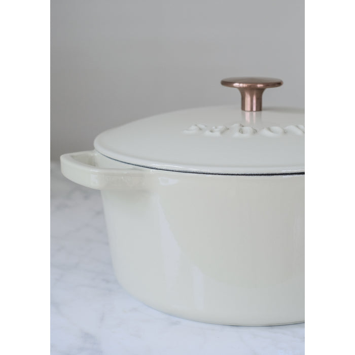 Sabor Gjutjärnsgryta 24 cm 4,4 L varmgrå-Holykitchen