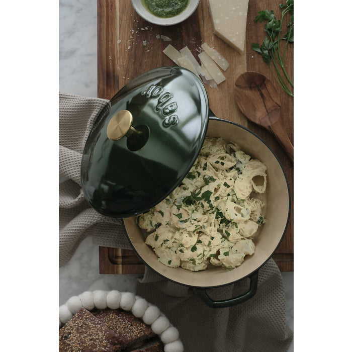 Sabor Gjutjärnsgryta 24 cm 4,4 L mörkgrön-Holykitchen