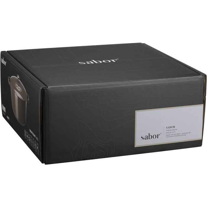 Sabor  Gjutjärnsgryta 6,7 L Mahogny