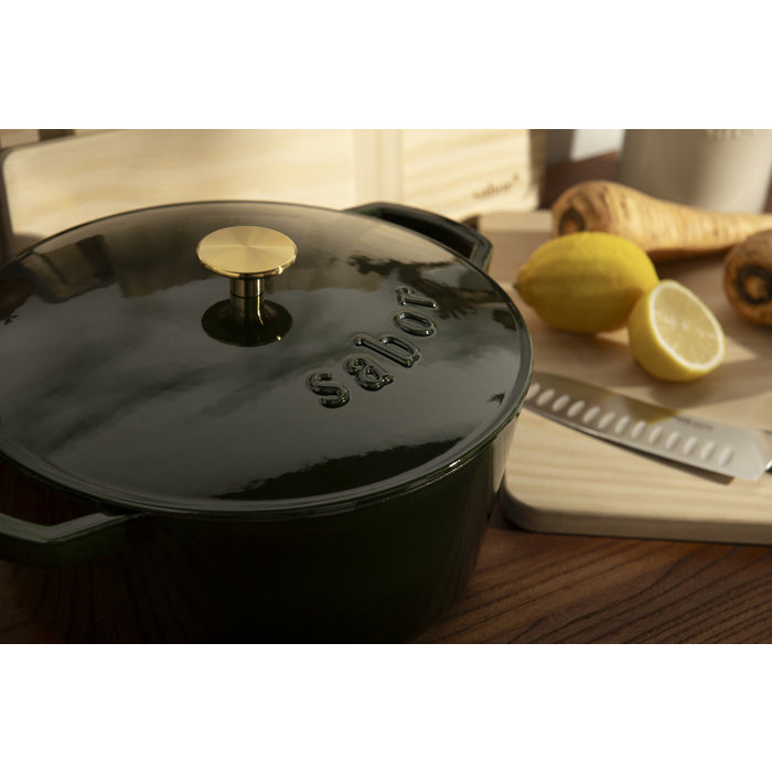 Sabor  Gjutjärnsgryta 6,7 L mörkgrön