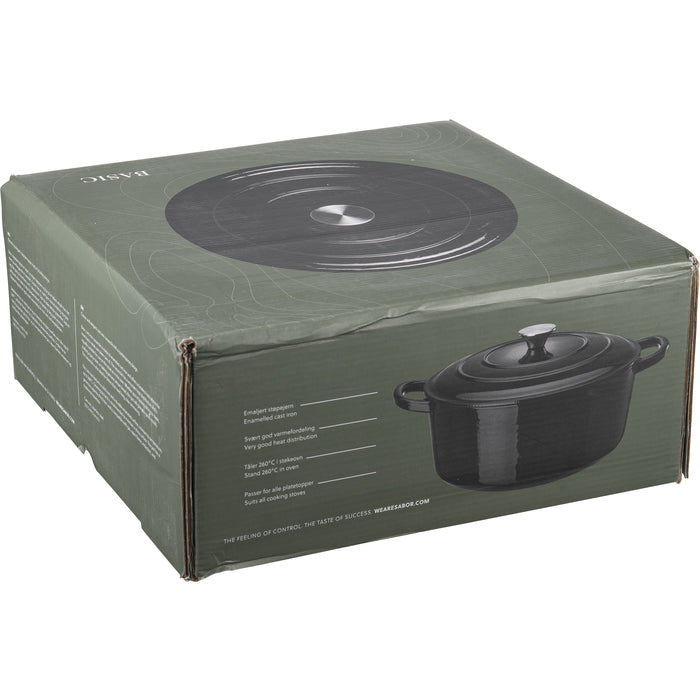 Sabor Basic Gjutjärnsgryta 6,5 l-Holykitchen