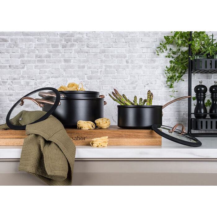 Modern House Black Copper Grytsats s/3 1,5/ 3/ 4,9 l-Holykitchen