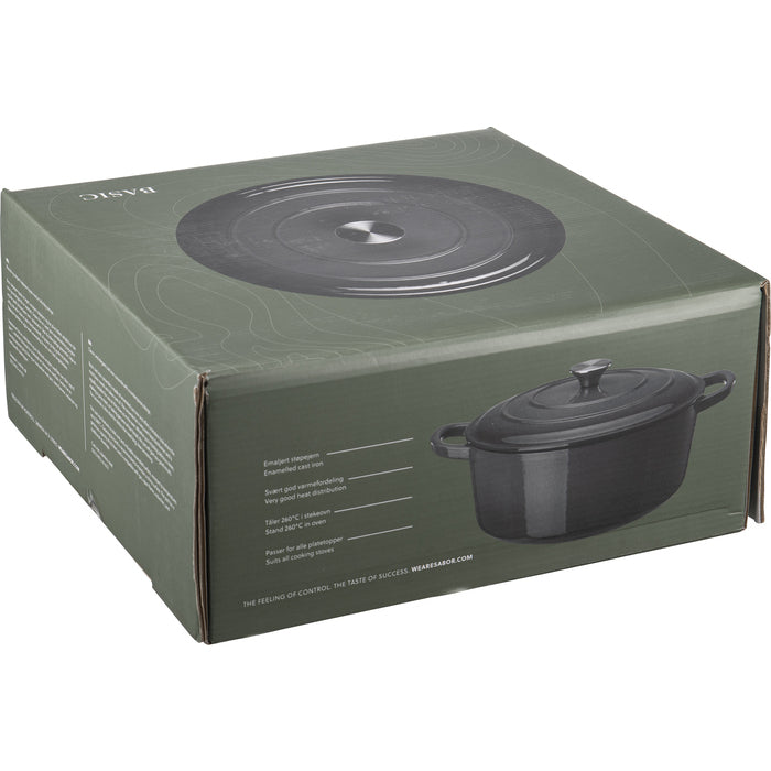 Sabor Basic Gjutjärnsgryta 6,5 l-Holykitchen