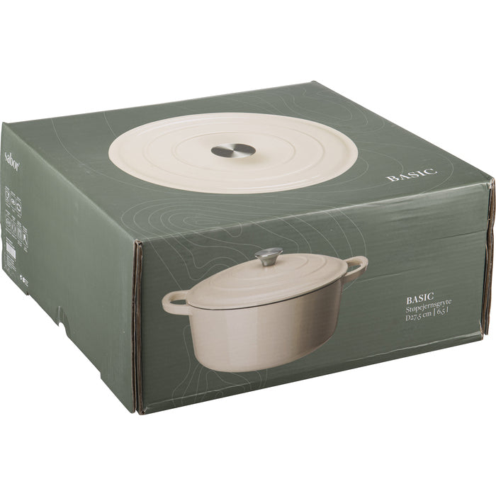 Sabor Basic Gjutjärnsgryta 6,5 l-Holykitchen