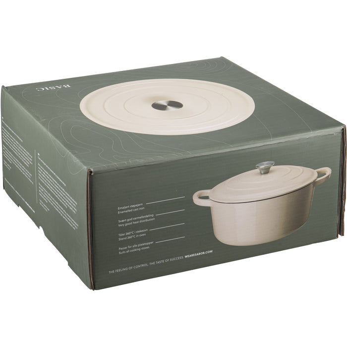 Sabor Basic Gjutjärnsgryta 6,5 l-Holykitchen
