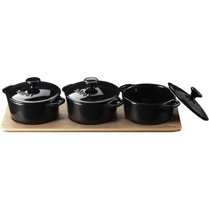 Sabor Minigryte serveringssett s/3 0,3 l-Holykitchen