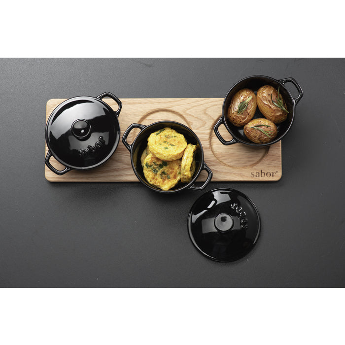 Sabor Minigryte serveringssett s/3 0,3 l-Holykitchen