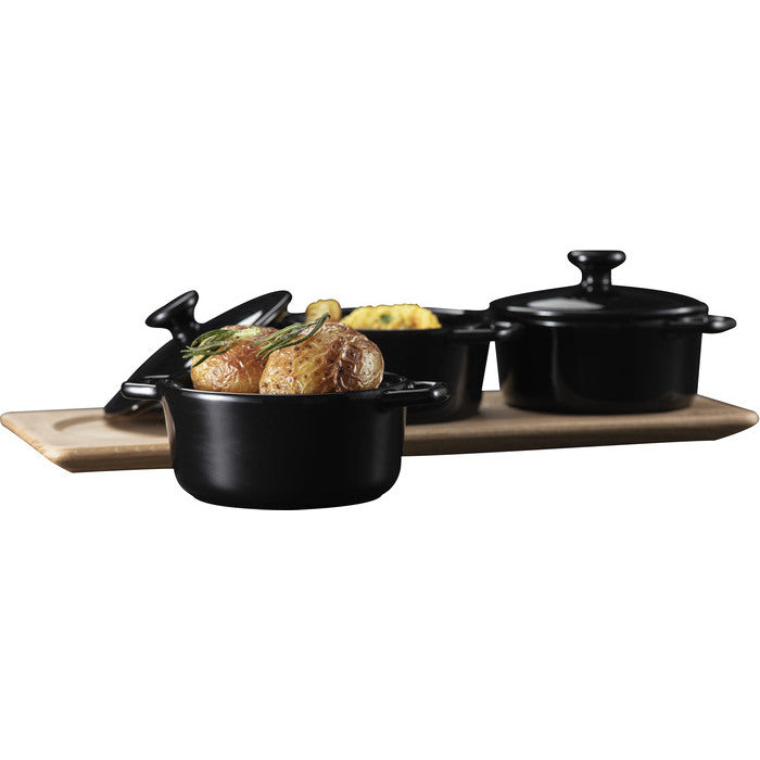 Sabor Minigryte serveringssett s/3 0,3 l-Holykitchen