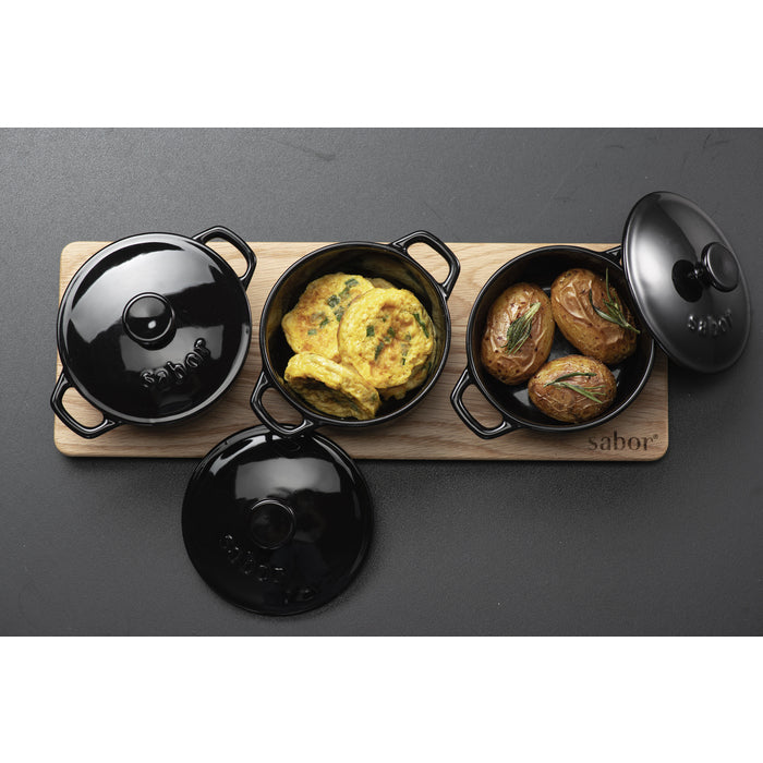 Sabor Minigryte serveringssett s/3 0,3 l-Holykitchen