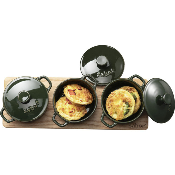 Sabor Minigryte serveringssett s/3 0,3 l-Holykitchen