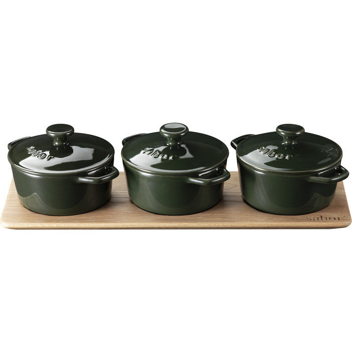 Sabor Minigryte serveringssett s/3 0,3 l-Holykitchen