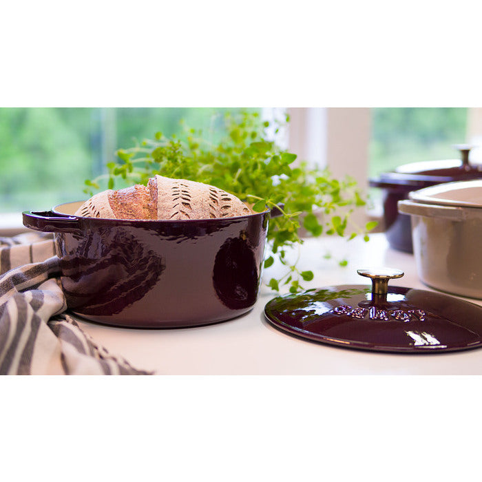 Sabor  Gjutjärnsgryta 6,7 L zinfandel/mässing