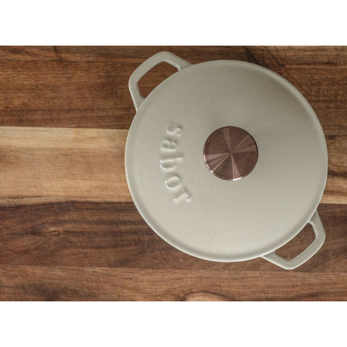 Sabor Gjutjärnsgryta 2 L varm grå-Holykitchen