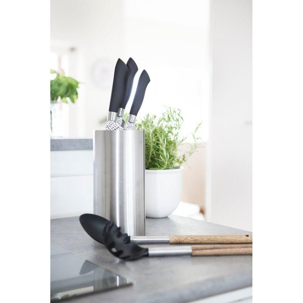 Dorre Universal Knivblock Borstad Yta Rostfri Höjd 22,5 cm-Holykitchen