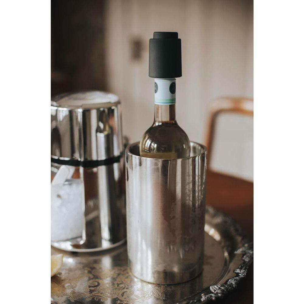 Dorre Pump It Vinförslutare Silver-Holykitchen