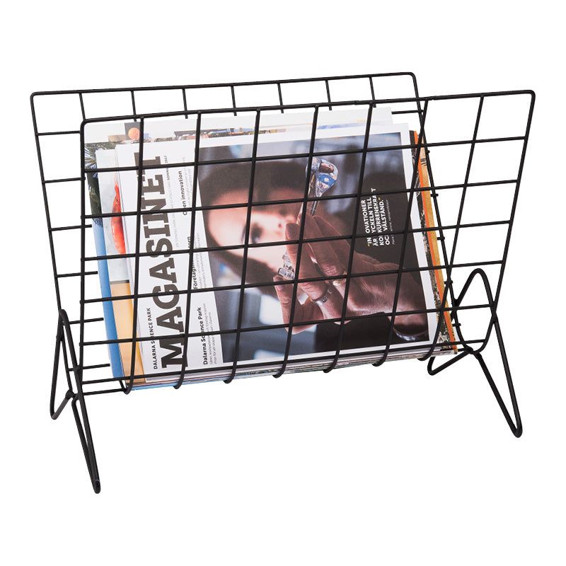 Dorre Aneby Tidningsställ svart smidestråd 38*25*30 cm-Holykitchen