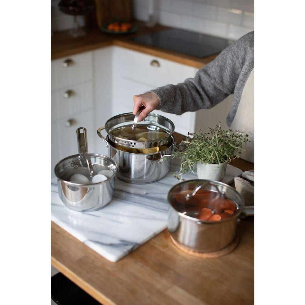 Dorre Kosmo Kastrull Med Glaslock 2 liter-Holykitchen