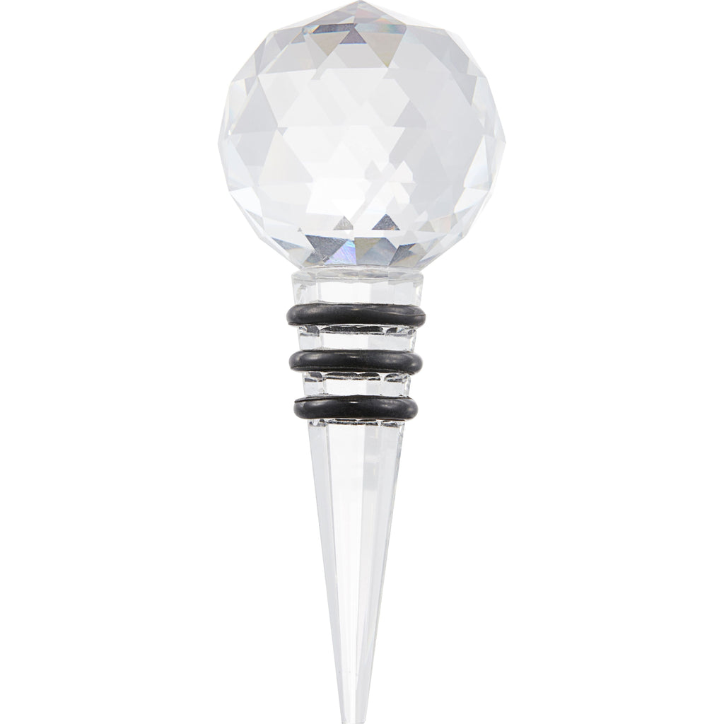 Dorre Glimmer Bottle Stopper Glas Rund 10 cm-Holykitchen