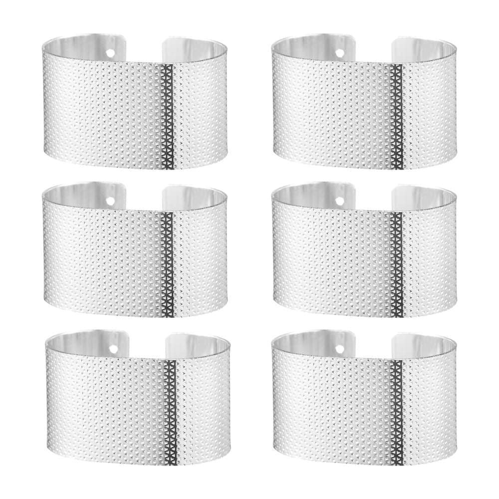 Dorre Svea Servettringar 6-pack Silver-Holykitchen