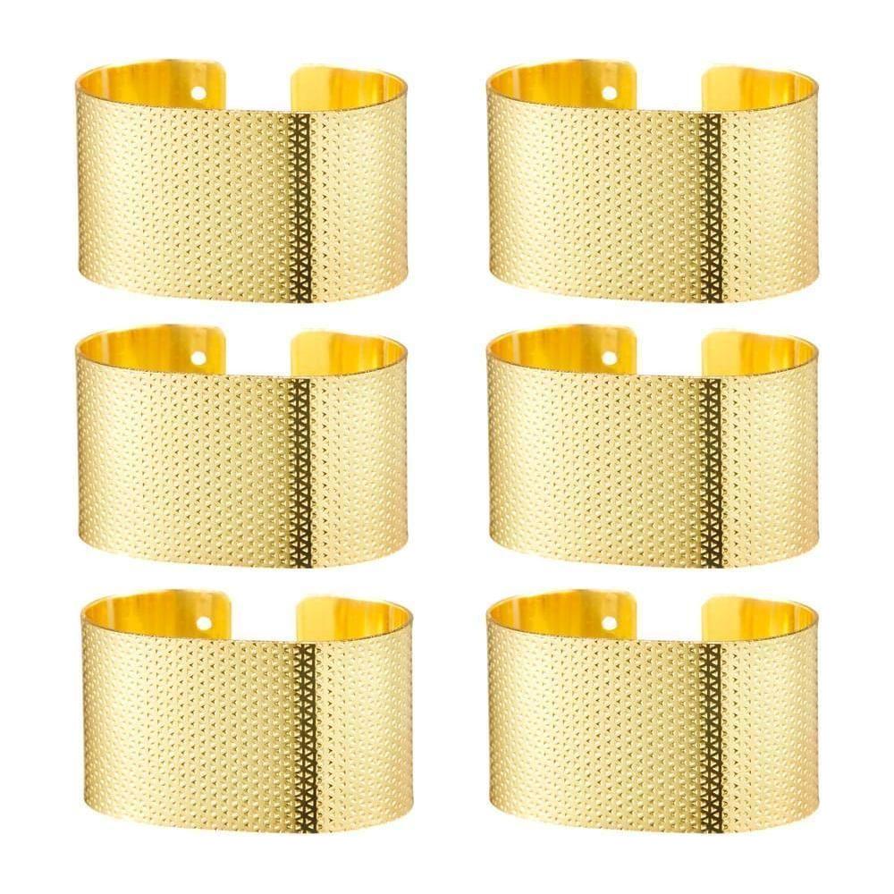 Dorre Svea Servettringar 6-pack Mässing-Holykitchen
