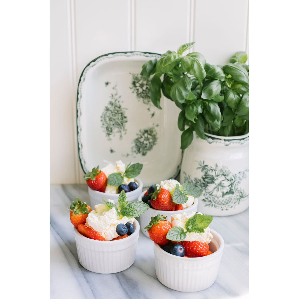 Dorre Fire Fuffleskålar Vit Ø9 cm 4-pack-Holykitchen