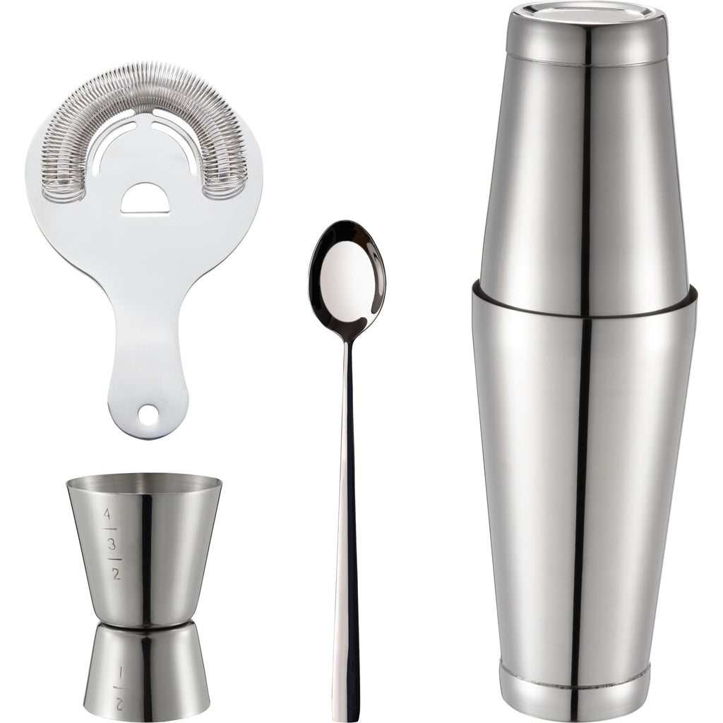 Dorre Bora Barset Bostonshaker 5/7 dl Mätglas 2-4 cl Drinksil Sked-Holykitchen