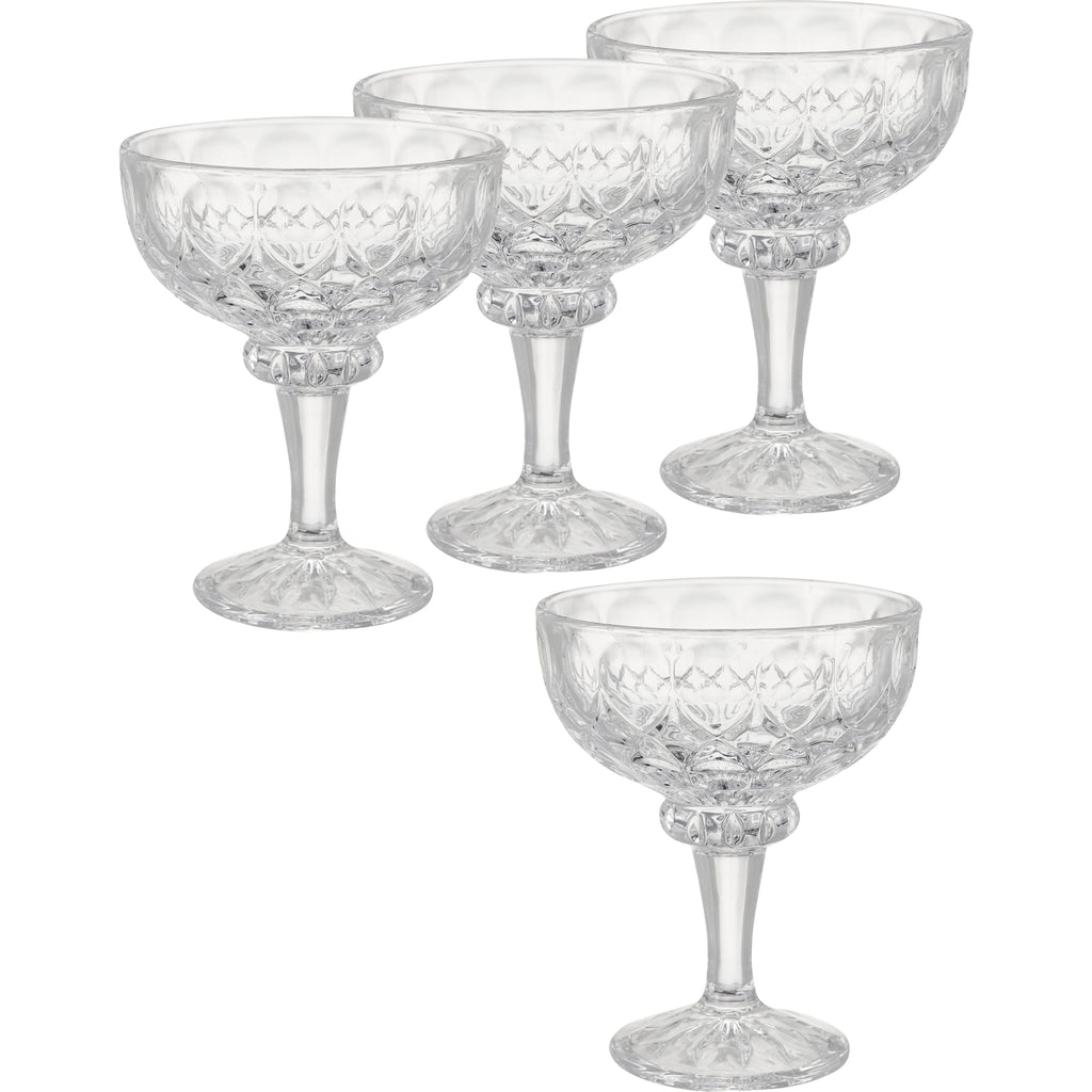 Dorre Glanda Dessertskål Glas 4-pack 11x13 cm-Holykitchen