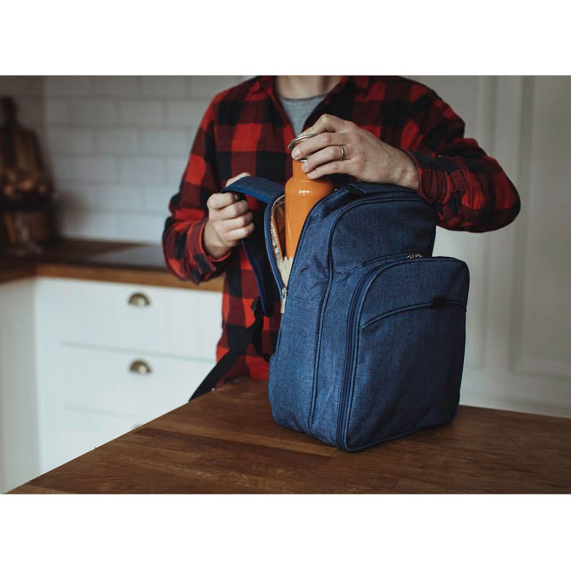 Dorre Peri Picknickryggsäck 2 personer blå m till. 26*17*35 cm-Holykitchen