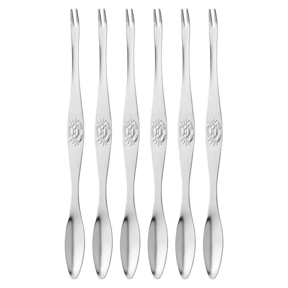 Dorre Skai Skaldjursgaffel Rostfritt Stål 18,5 cm-Holykitchen